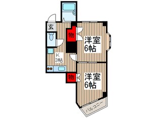 サウスヒル川越の物件間取画像